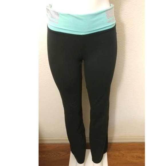 PINK Victoria's Secret Pants - PINK VS BLING YOGO PANTS REGULAR SIZE MEDIUM
